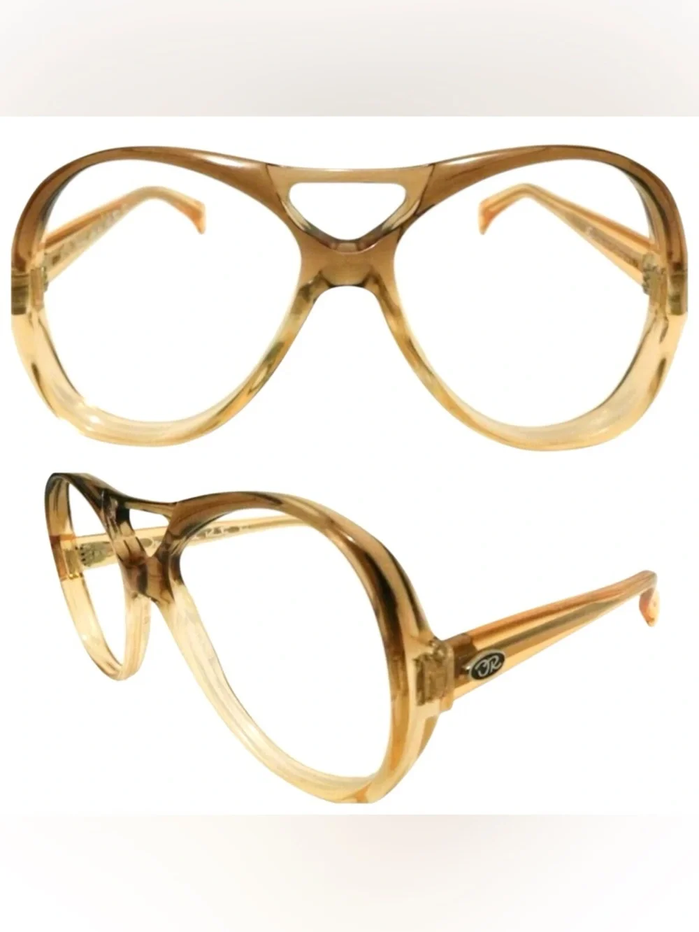 Vintage OSCAR DE LA RENTA‎ VII by AMERICAN OPTICAL Pilot Frames Sunglasses, New